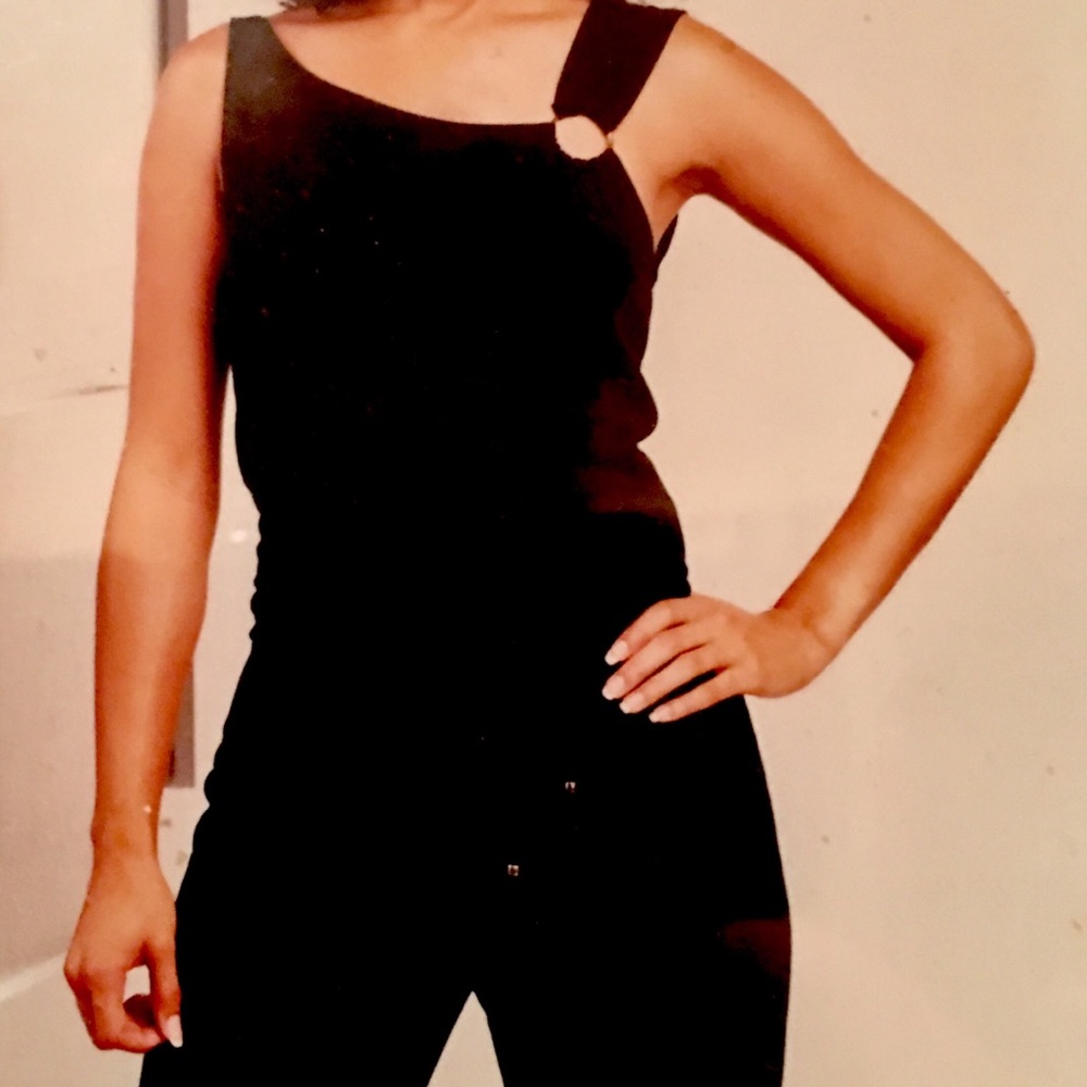 Trixxi Blk Jumpsuit 7/8